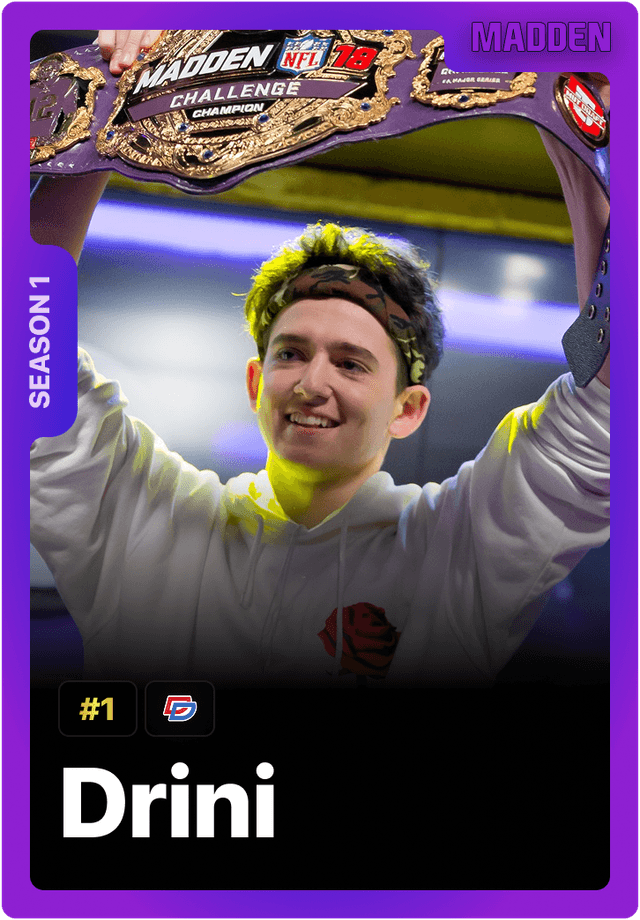 Drini Player Card