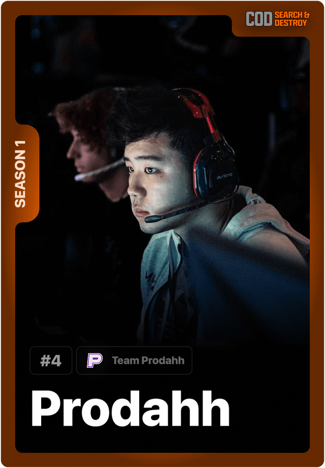 Prodahh Player Card