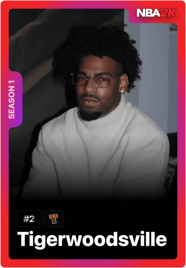 Tigerwoodsville Player Card