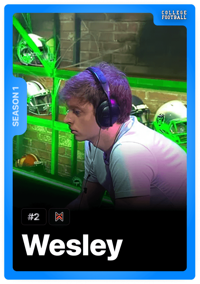 Wesley Player Card